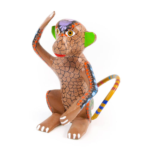 Monkey - Oaxacan Alebrije Wood Carving - CEMCUI