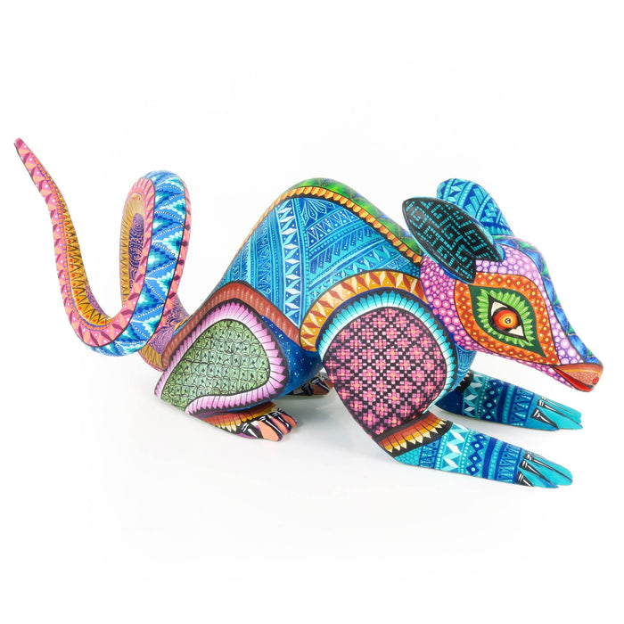 Opossum - Oaxacan Alebrije Wood Carving - CEMCUI