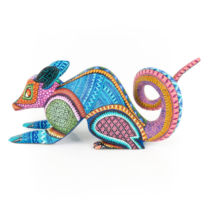 Opossum - Oaxacan Alebrije Wood Carving - CEMCUI