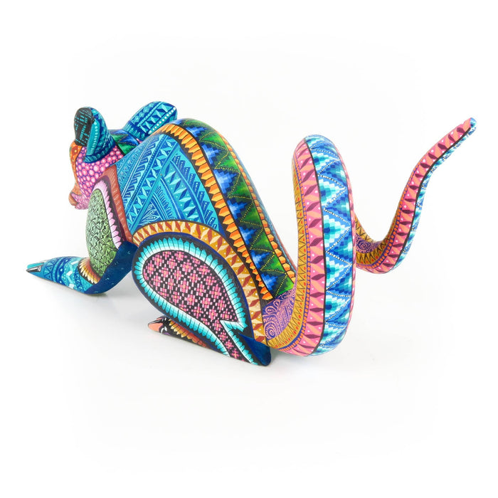 Opossum - Oaxacan Alebrije Wood Carving - CEMCUI