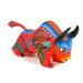 Orange Bull - Oaxacan Alebrije Wood Carving Mexican Folk Art Sculpture - CEMCUI