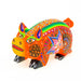 Orange Pig - Oaxacan Alebrije Wood Carving - CEMCUI