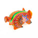 Orange Pig - Oaxacan Alebrije Wood Carving - CEMCUI