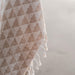 Organic Throw Blanket - Tan & Beige - CEMCUI