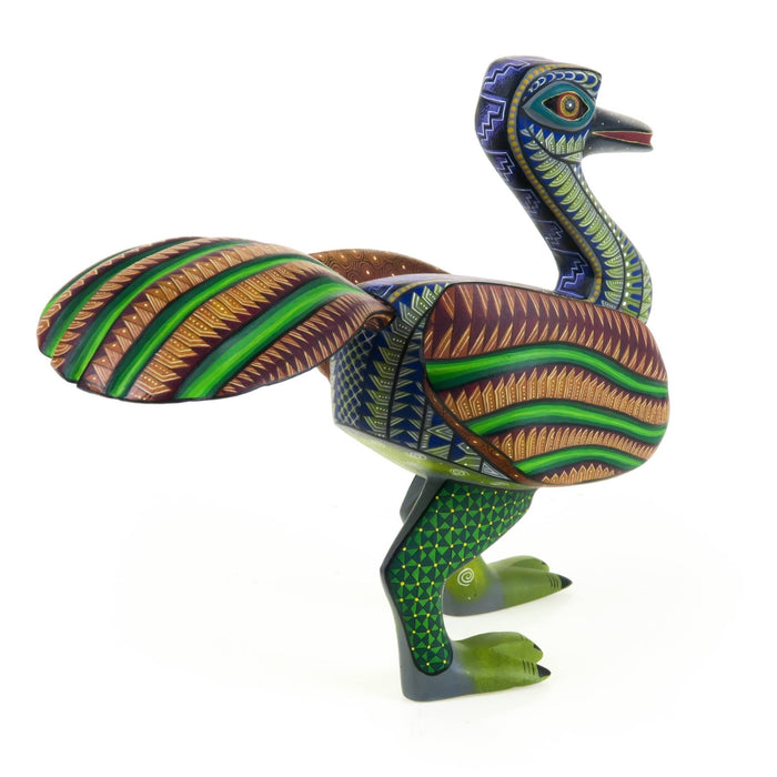 Ostrich - Oaxacan Alebrije Wood Carving - CEMCUI