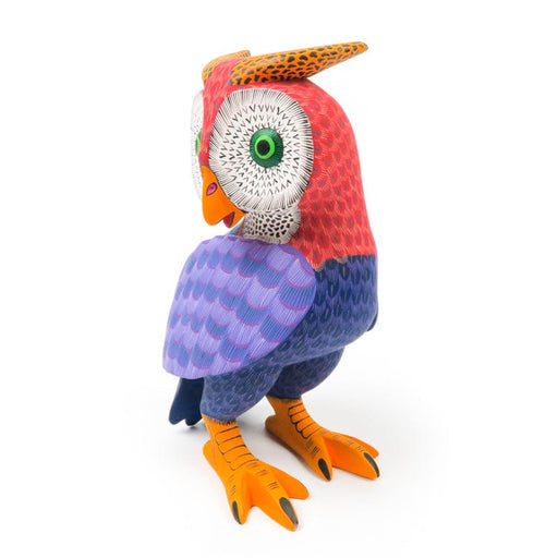 Owl - Oaxacan Alebrije Wood Carving - CEMCUI