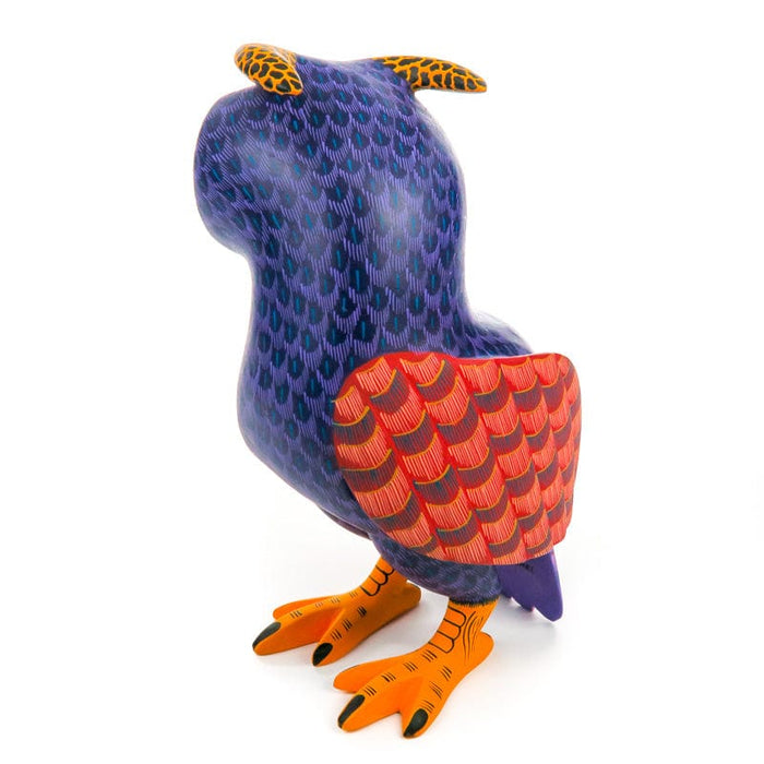 Owl - Oaxacan Alebrije Wood Carving - CEMCUI