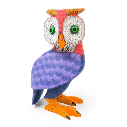 Owl - Oaxacan Alebrije Wood Carving - CEMCUI