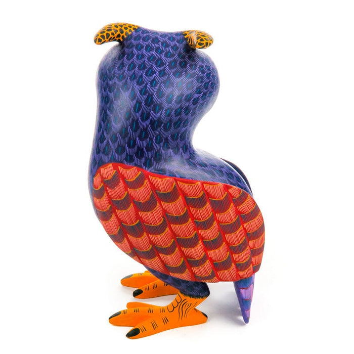 Owl - Oaxacan Alebrije Wood Carving - CEMCUI