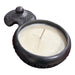 Pair of Artesanal Scented Candles with Lid Black Clay - CEMCUI