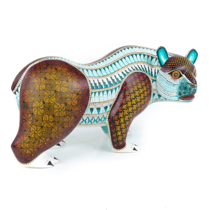 Polar Bear - Oaxacan Alebrije Wood Carving - Nestor Melchor - CEMCUI