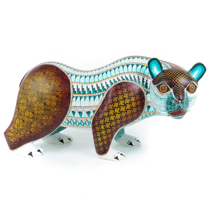 Polar Bear - Oaxacan Alebrije Wood Carving - Nestor Melchor - CEMCUI