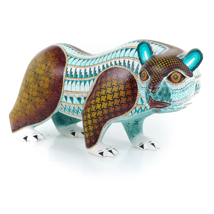 Polar Bear - Oaxacan Alebrije Wood Carving - Nestor Melchor - CEMCUI