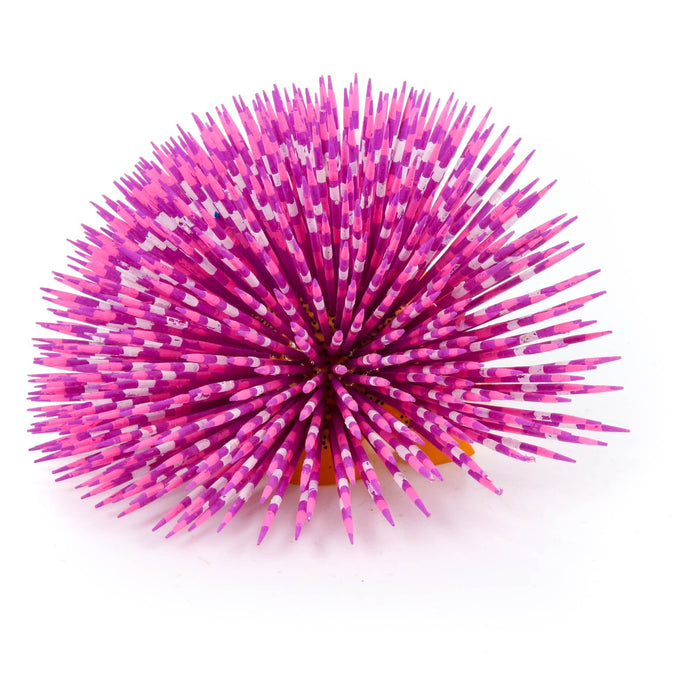 Porcupine (Orange & Purple) - Oaxacan Alebrije Wood Carving - CEMCUI