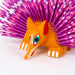 Porcupine (Orange & Purple) - Oaxacan Alebrije Wood Carving - CEMCUI