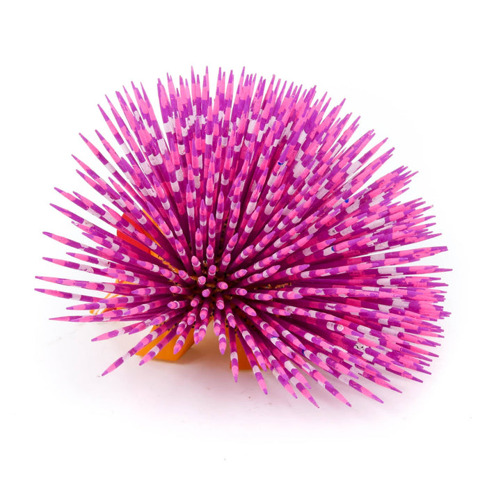 Porcupine (Orange & Purple) - Oaxacan Alebrije Wood Carving - CEMCUI