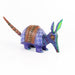 Purple Armadillo - Oaxacan Alebrije Wood Carving - CEMCUI