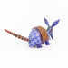 Purple Armadillo - Oaxacan Alebrije Wood Carving - CEMCUI