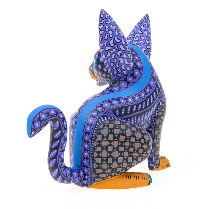 Purple Dog - Oaxacan Alebrije Wood Carving - CEMCUI