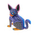 Purple Dog - Oaxacan Alebrije Wood Carving - CEMCUI