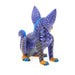 Purple Dog - Oaxacan Alebrije Wood Carving - CEMCUI