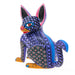 Purple Dog - Oaxacan Alebrije Wood Carving - CEMCUI