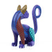 Purple Jaguar - Oaxacan Alebrije Wood Carving - CEMCUI