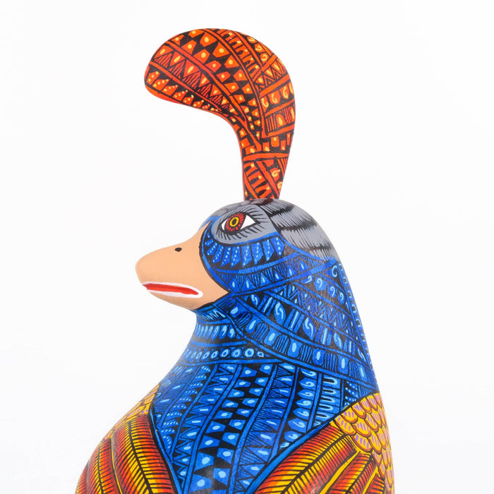 Quail - Oaxacan Alebrije Wood Carving - CEMCUI