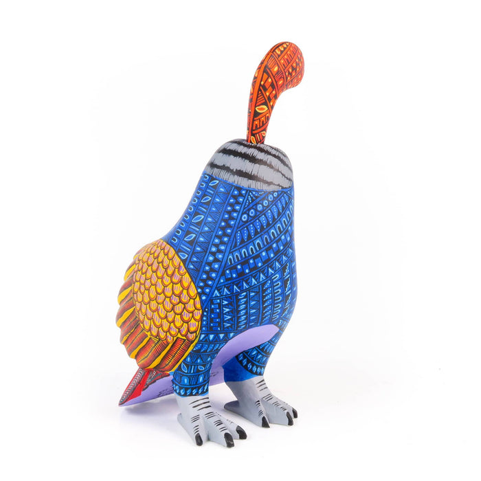 Quail - Oaxacan Alebrije Wood Carving - CEMCUI