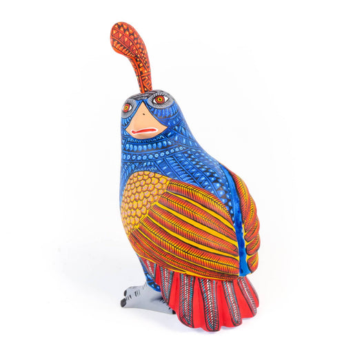 Quail - Oaxacan Alebrije Wood Carving - CEMCUI