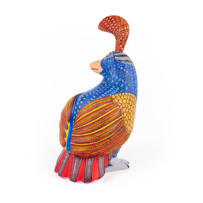 Quail - Oaxacan Alebrije Wood Carving - CEMCUI