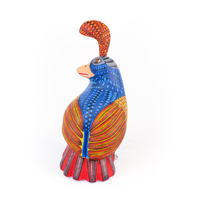 Quail - Oaxacan Alebrije Wood Carving - CEMCUI