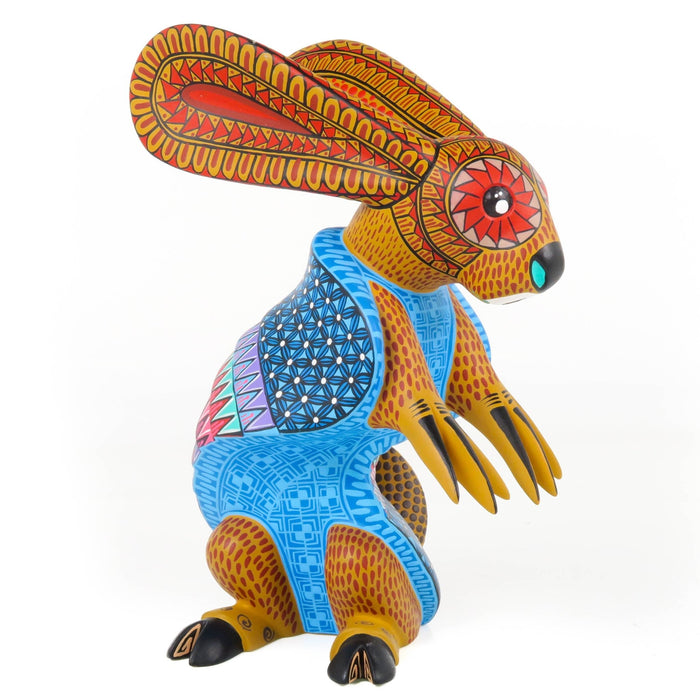 Rabbit Armadillo Fusion - Oaxacan Alebrije Wood Carving - CEMCUI