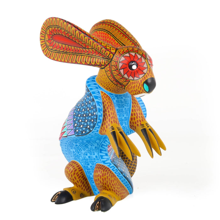 Rabbit Armadillo Fusion - Oaxacan Alebrije Wood Carving - CEMCUI