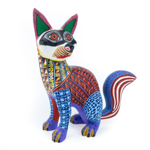 Raccoon - Oaxacan Alebrije Wood Carving - CEMCUI