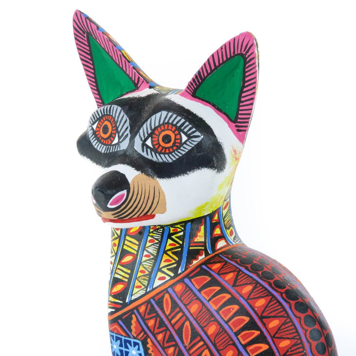 Raccoon - Oaxacan Alebrije Wood Carving - CEMCUI