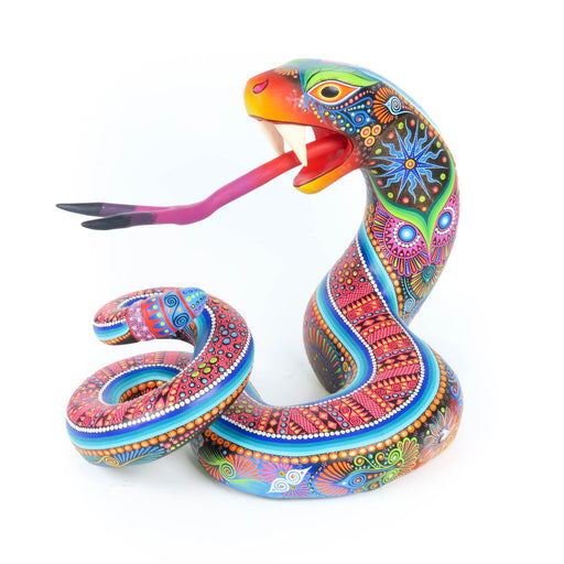 Rattlesnake - Oaxacan Alebrije Wood Carving - CEMCUI