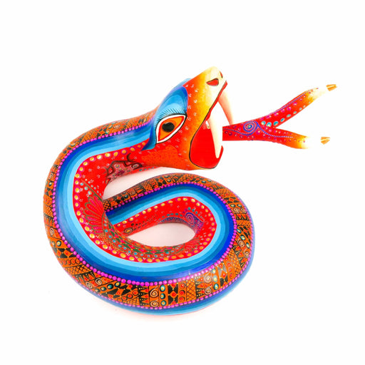 Rattlesnake - Oaxacan Alebrije Wood Carving - CEMCUI