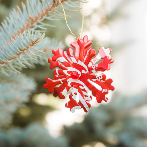 Recycled 3D Snowflake Ornament - CEMCUI