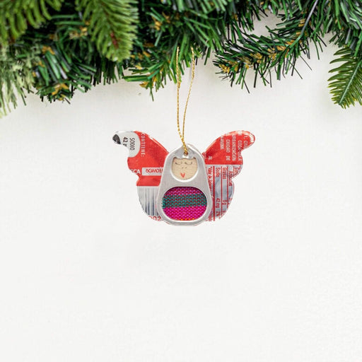 Recycled Can & Tab Angel Ornament - CEMCUI