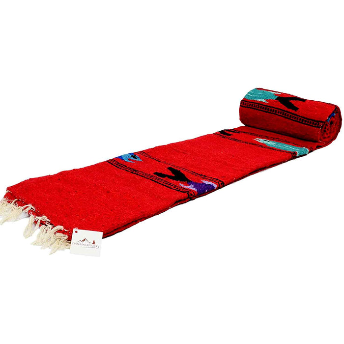 Red Baja Fish Yoga Blanket - CEMCUI