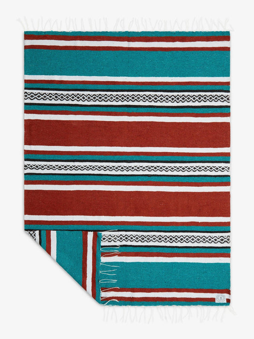 Rustic Green Cabo Mexican Blanket - CEMCUI