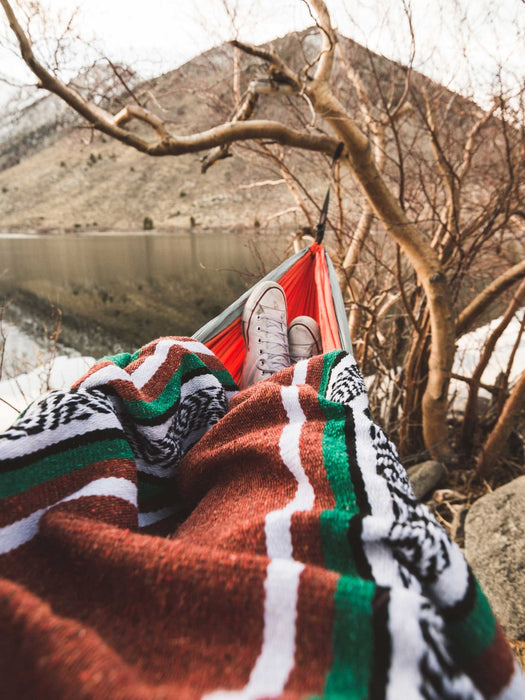 Rustic Green Cabo Mexican Blanket - CEMCUI