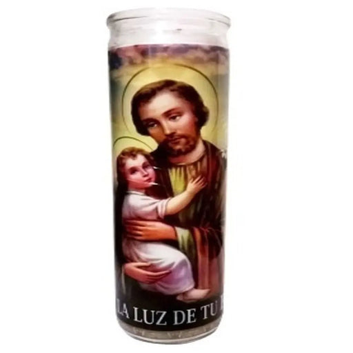 San Jose White Candle tall - Case - 12 Units - CEMCUI