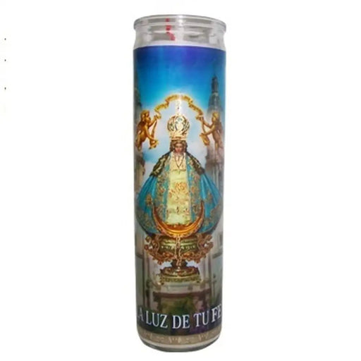 San Juan De Los Lagos White Candle tall - Case - 12 Units - CEMCUI