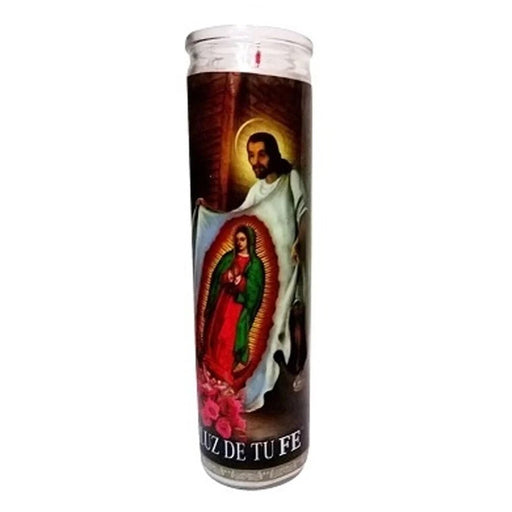 San Juan Diego White Candle tall - Case - 12 Units - CEMCUI