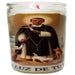 San Martin De Porres White Candle tall - Case - 12 Units - CEMCUI