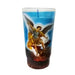 San Miguel Arcangel White Candle lrg cup - Case - 12 Units - CEMCUI