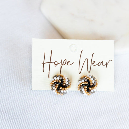 Sandi Beaded Post Earrings - CEMCUI