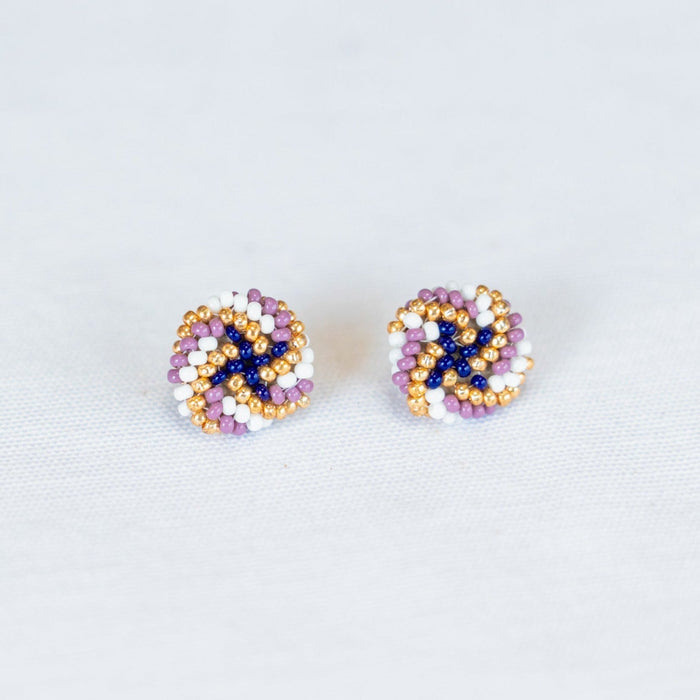 Sandi Beaded Post Earrings - CEMCUI